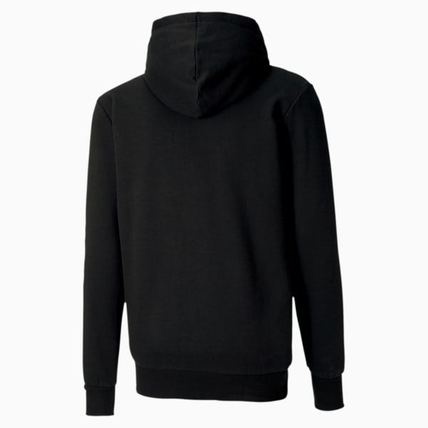 Classics Logo Men's Full Zip Hoodie, Puma Black, extralarge