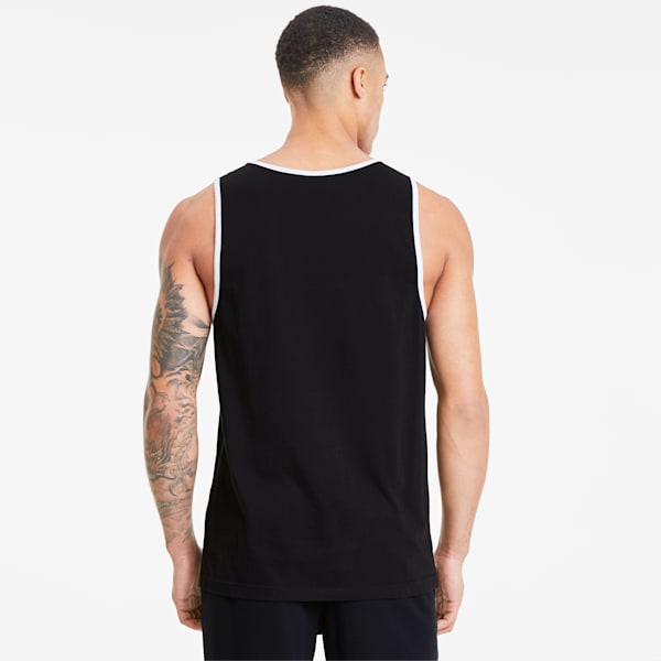 Classics Men's Logo Tank, Puma Black, extralarge