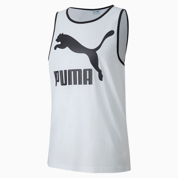 Classics Men's Logo Tank, Puma White, extralarge