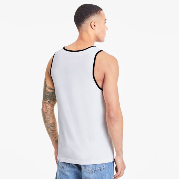 Classics Men's Logo Tank, Puma White, extralarge