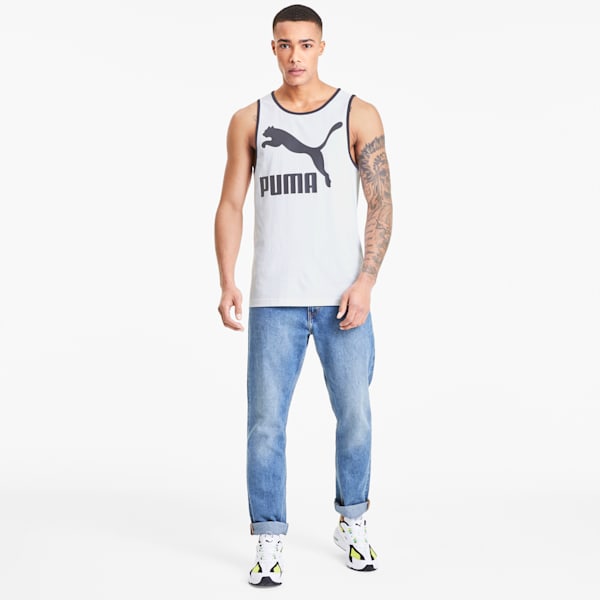 Classics Men's Logo Tank, Puma White, extralarge
