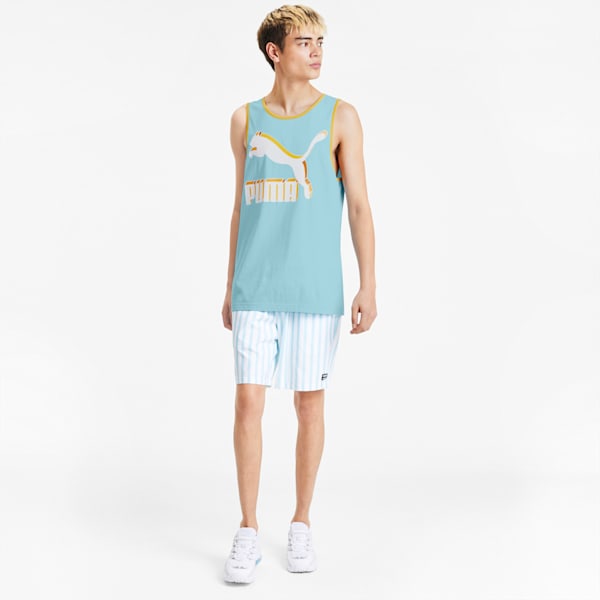 Classics Men's Logo Tank, Aquamarine, extralarge