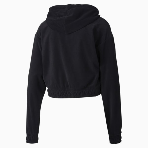 Downtown Women's Hoodie, Puma Black, extralarge