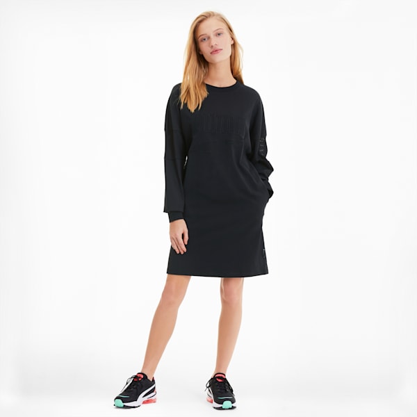 Downtown Women's Dress, Puma Black, extralarge