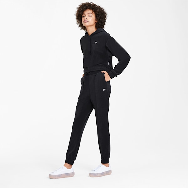 Downtown Women's Tapered Sweatpants, Puma Black, extralarge
