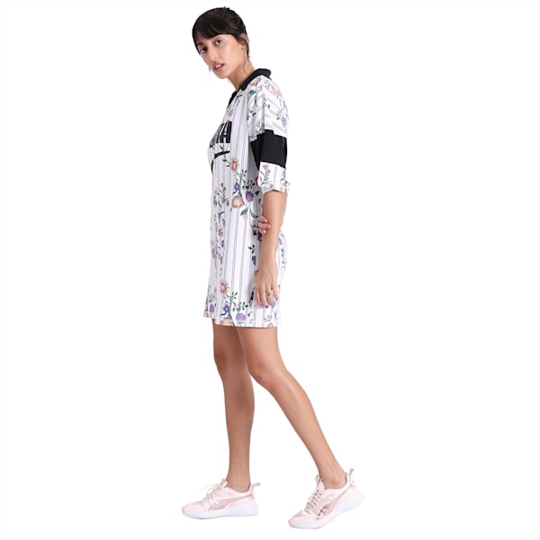 Downtown AOP Dress, Puma White, extralarge-IND