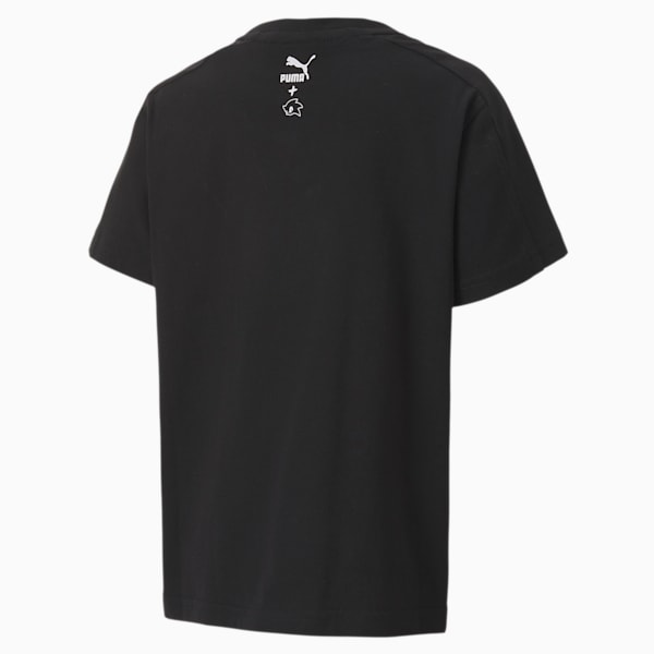 PUMA x SONIC Boys' Tee, Puma Black, extralarge