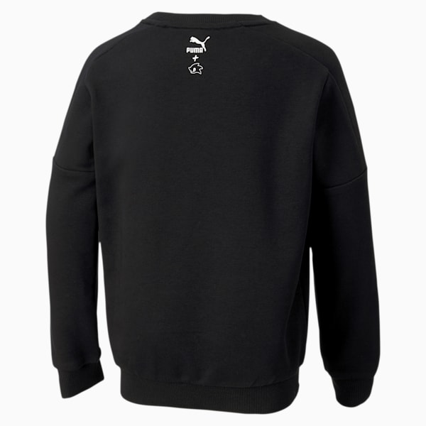 Puma black and white sweatshirt hot sale