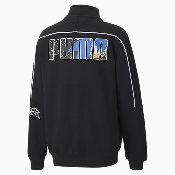 PUMA x SONIC Kids' Bomber Jacket, Puma Black, extralarge