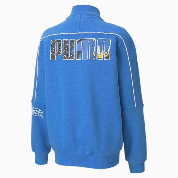PUMA x SONIC Kids' Bomber Jacket, Palace Blue, extralarge
