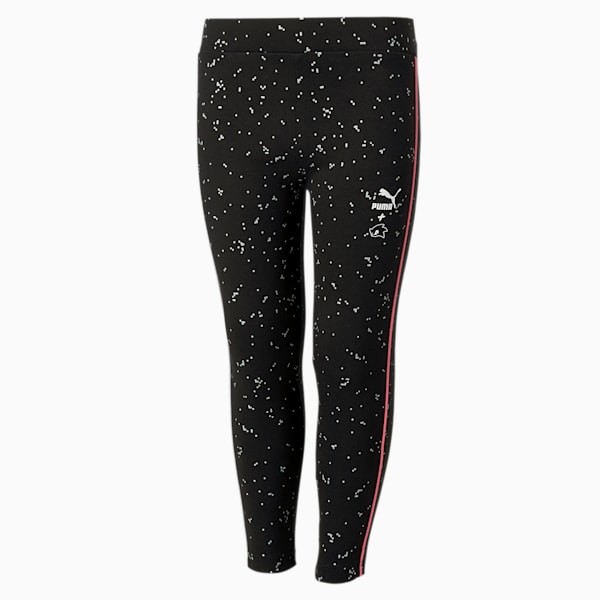 PUMA x SONIC Girls' Leggings, Puma Black, extralarge