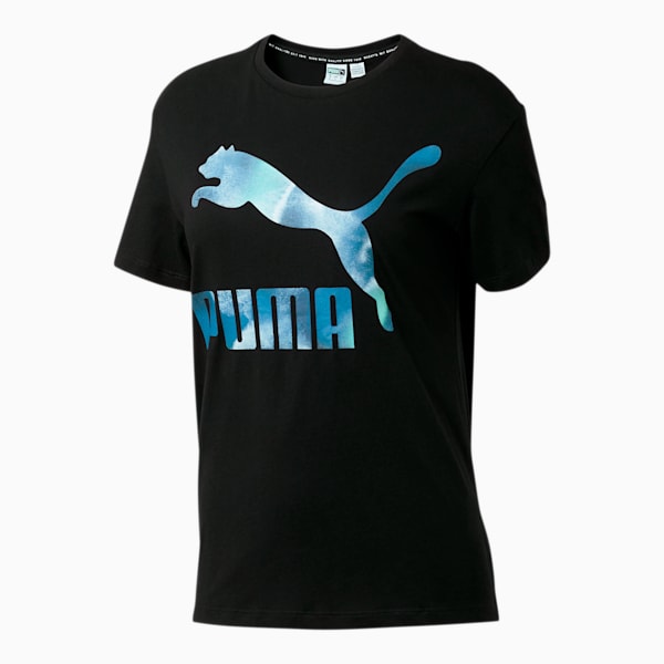 Cloud Pack Women's Graphic Tee, Puma Black, extralarge