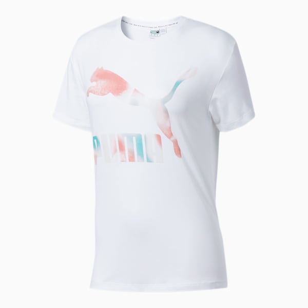 Cloud Pack Women's Graphic Tee, Puma White, extralarge