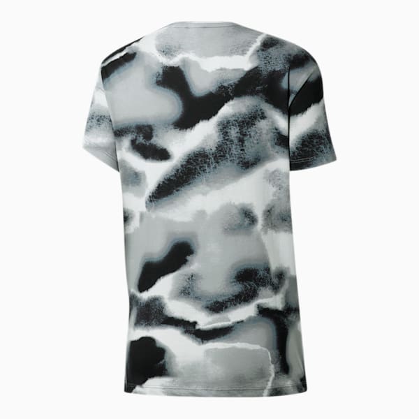 Cloud Pack Women's AOP Tee, Cotton Black-AOP, extralarge