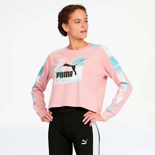 Cloud Pack Women's Crewneck Sweatshirt, Bridal Rose, extralarge