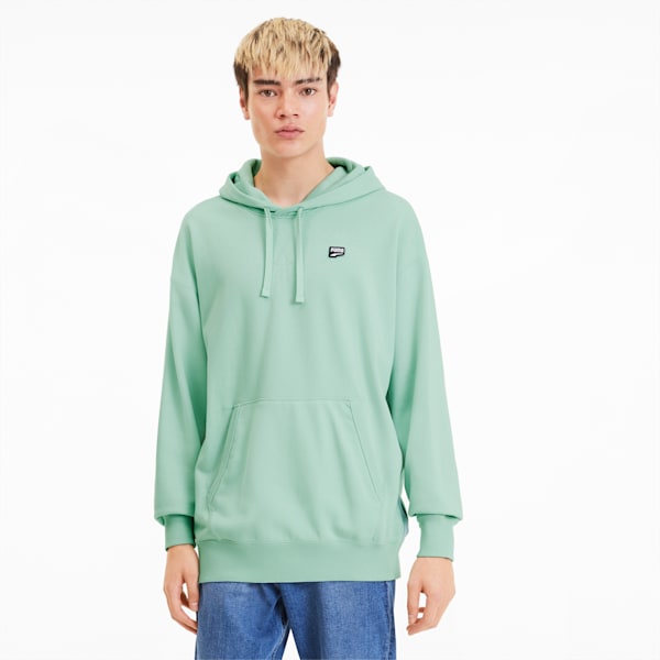 Downtown Men's Hoodie, Mist Green, extralarge
