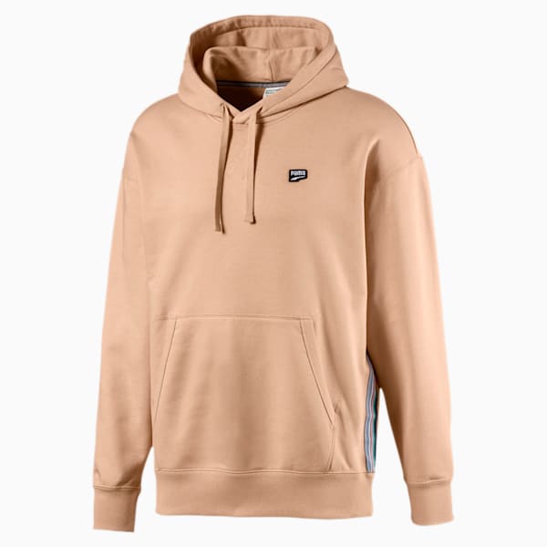 Downtown Men's Hoodie, Pink Sand, extralarge