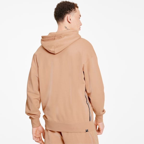 Downtown Men's Hoodie, Pink Sand, extralarge