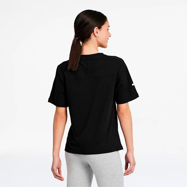 BMW M Motorsport Women's Tee, Puma Black, extralarge