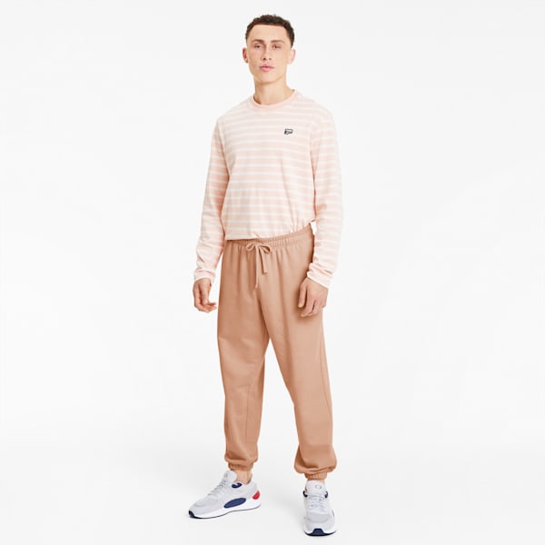 Downtown Men's Sweatpants, Pink Sand, extralarge
