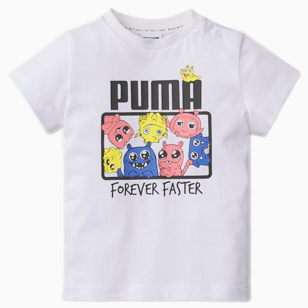 Monster Little Kid's Tee, Puma White, extralarge