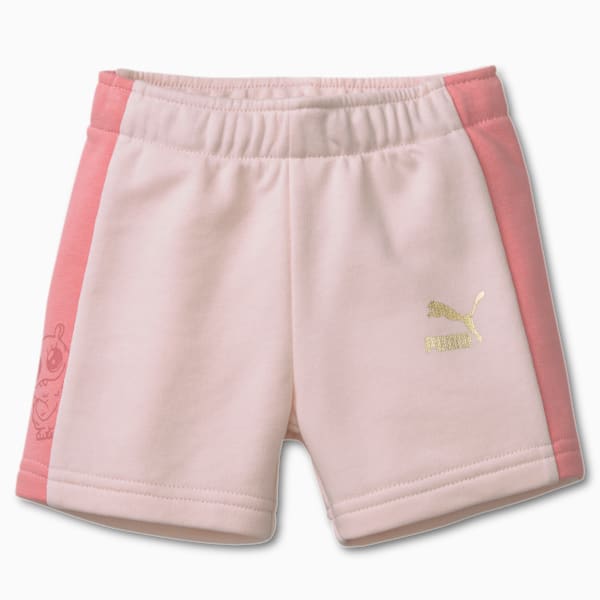 Puma shorts kids pink discount