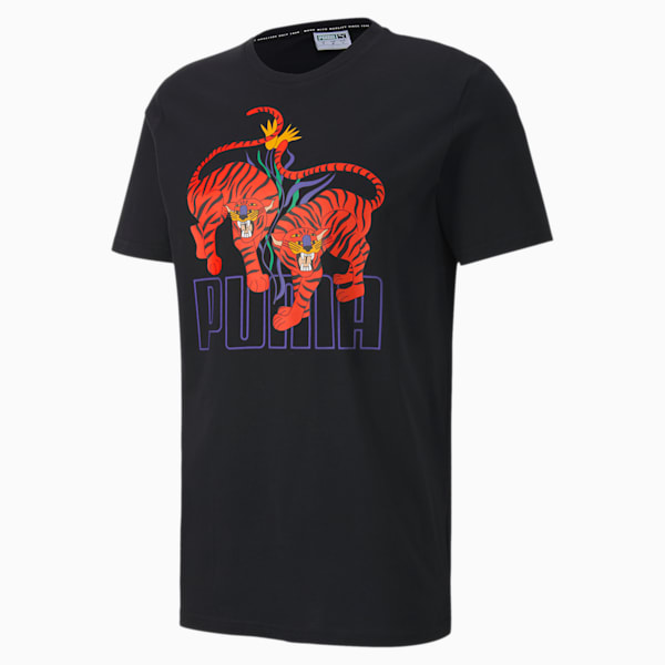 Art Series Men's Tee, Puma Black, extralarge
