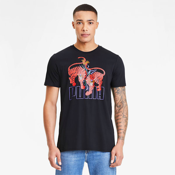 Art Series Men's Tee, Puma Black, extralarge