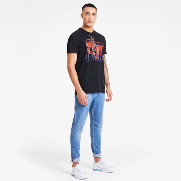 Art Series Men's Tee, Puma Black, extralarge