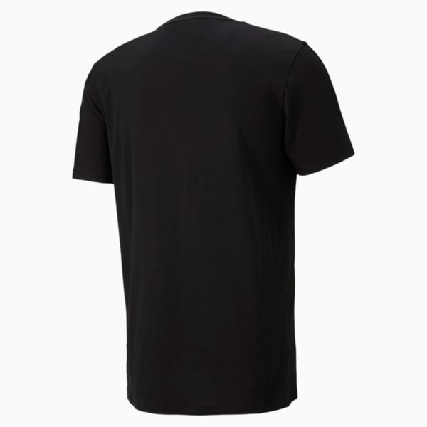 Graphic Box Logo Men's Tee, Puma Black-puma white, extralarge