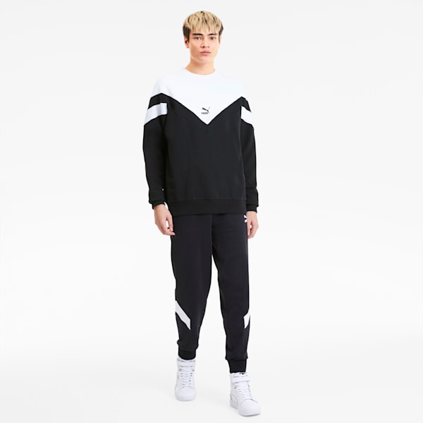 Iconic MCS Men's Crewneck Sweatshirt, Puma Black, extralarge