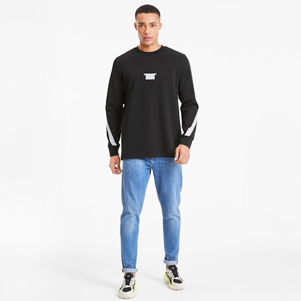 Avenir Men's Crewneck Sweatshirt, Puma Black, extralarge