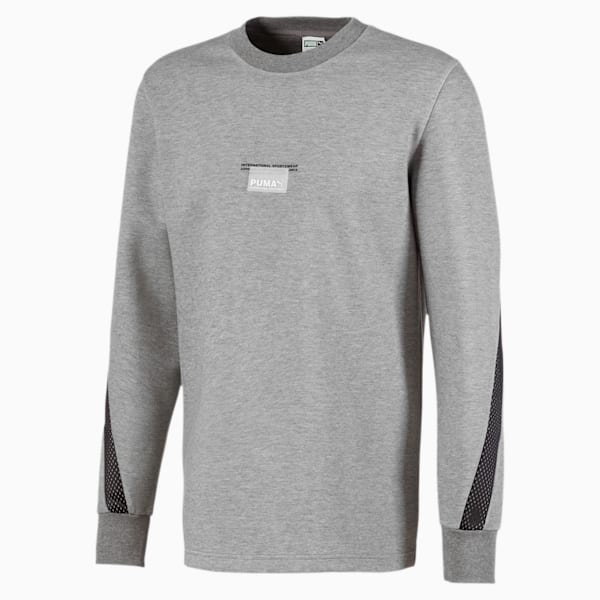 Avenir Men's Crewneck Sweatshirt, Medium Gray Heather, extralarge