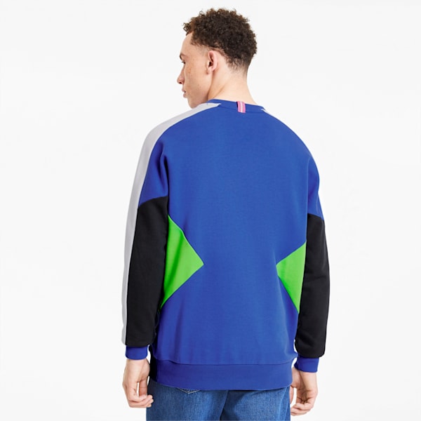 Tailored for Sport Men's Crewneck Sweatshirt, Dazzling Blue, extralarge