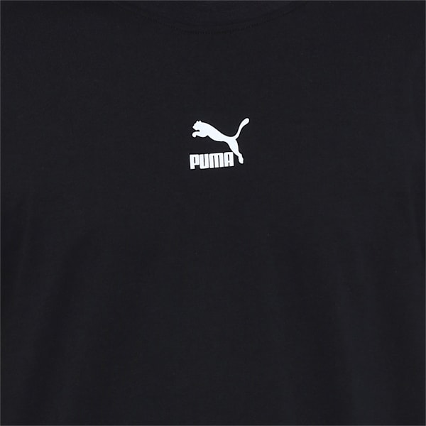 PUMA TFS T-Shirt, Puma Black-Hot Coral