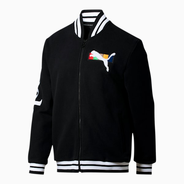 Puma varsity jacket shop