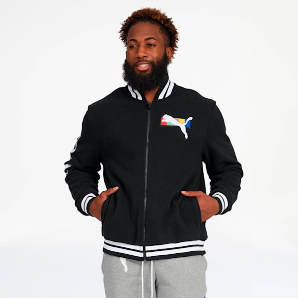 Puma jersey jacket sales