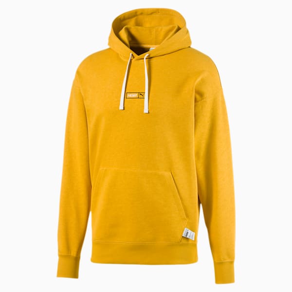 Hemp Men's Hoodie, Golden Rod, extralarge