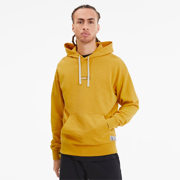 Hemp Men's Hoodie, Golden Rod, extralarge