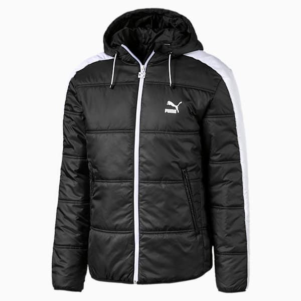 Classics T7 Men's Padded Jacket, Puma Black, extralarge