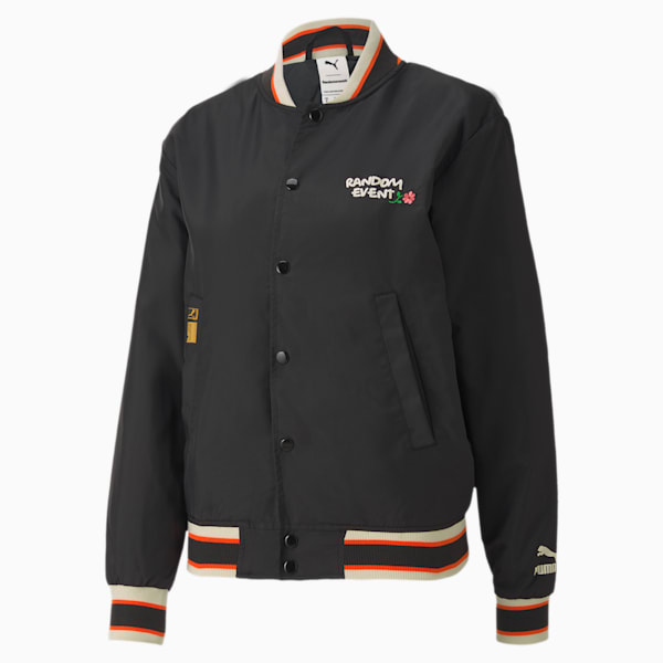 PUMA x RANDOMEVENT Bomber Jacket, Puma Black, extralarge