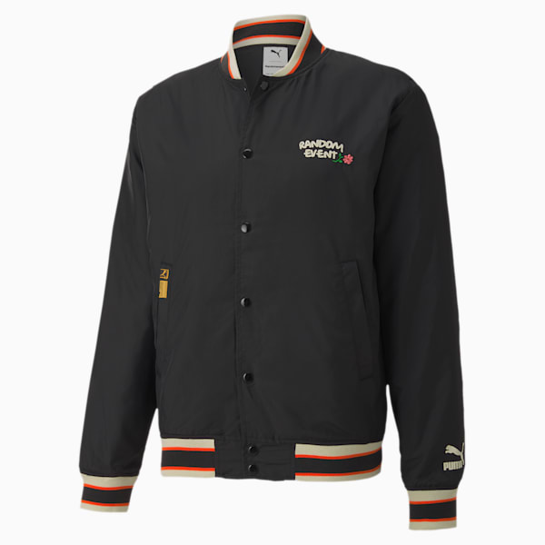 PUMA x RANDOMEVENT Bomber Jacket, Puma Black, extralarge