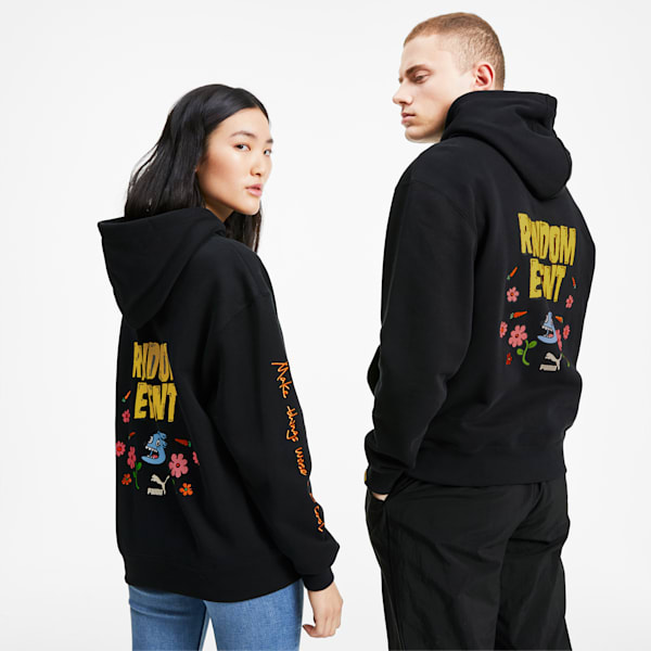 PUMA X RANDOMEVENT® PULL OVER GRAPHIC HOODIE - 596662-01 – The