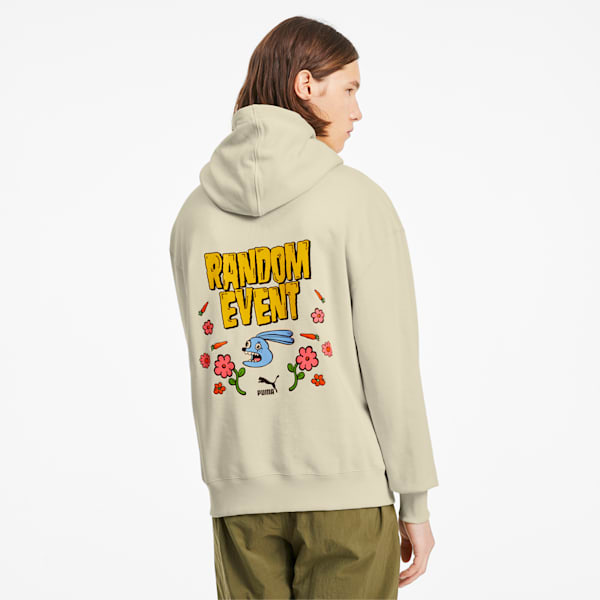 PUMA x RANDOMEVENT Hoodie, White Asparagus, extralarge