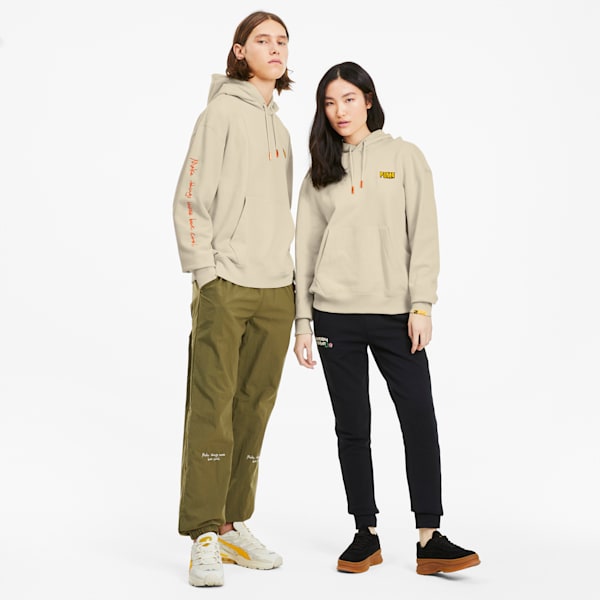 PUMA x RANDOMEVENT Hoodie, White Asparagus, extralarge