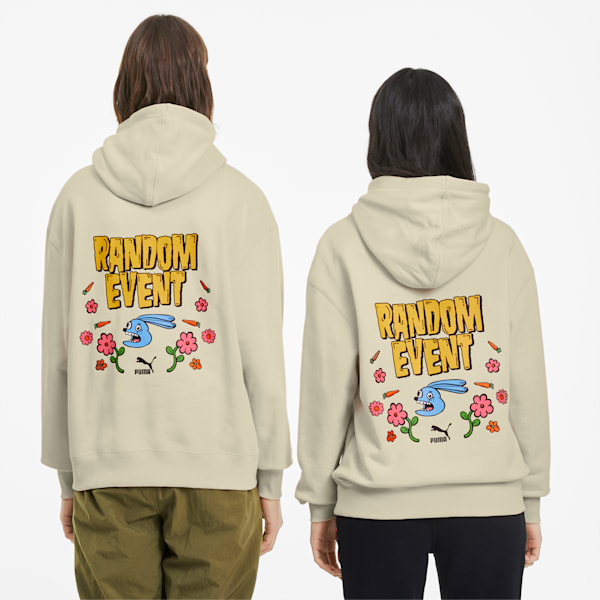 PUMA x RANDOMEVENT Hoodie, White Asparagus, extralarge