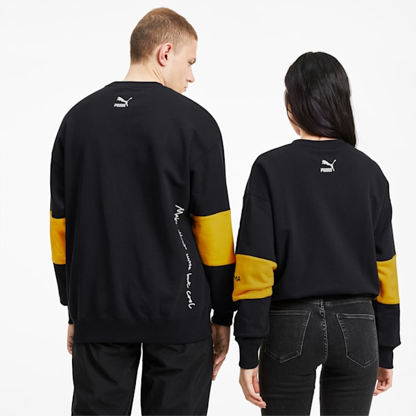 PUMA x RANDOMEVENT Men's Crewneck Sweatshirt, Puma Black, extralarge