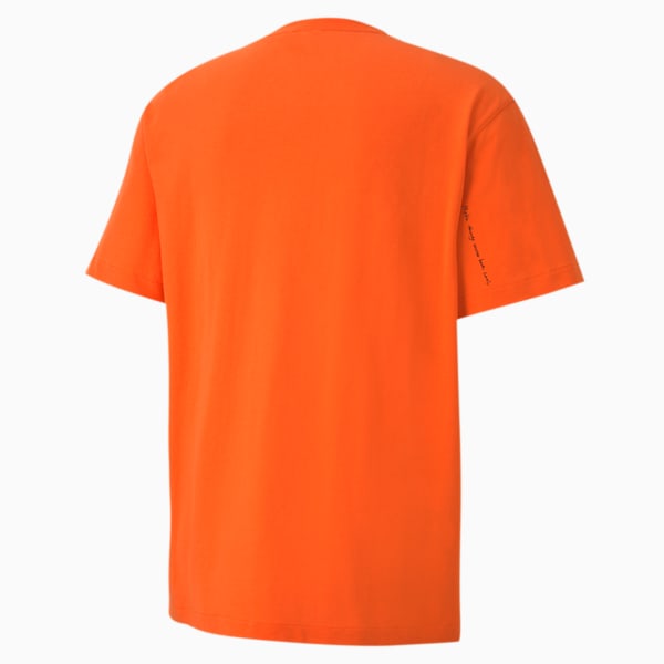 PUMA x RANDOMEVENT Tee, Vermillion Orange, extralarge