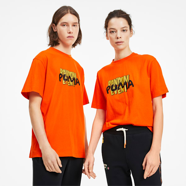 PUMA x RANDOMEVENT Tee, Vermillion Orange, extralarge