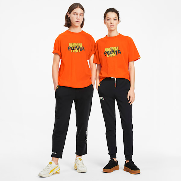 PUMA x RANDOMEVENT Tee, Vermillion Orange, extralarge